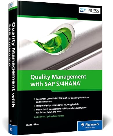 Quality Management with SAP S/4HANA (2nd Edition) - Orginal Pdf